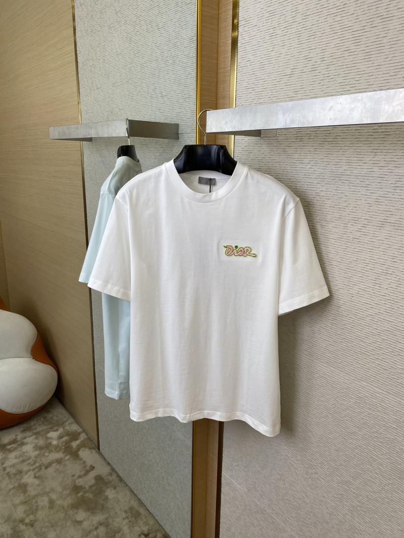 Dior 25fw Year of the Snake Embroidered Short Sleeve White 6