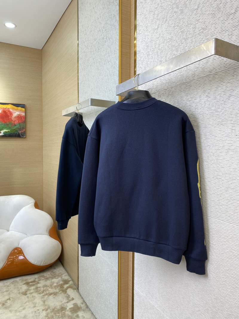 Dior ?? stone island co-branded embroidered crew neck sweatshirt 3