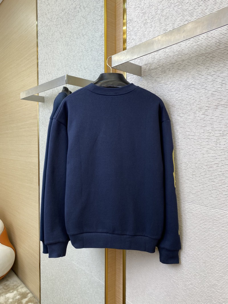 Dior ?? stone island co-branded embroidered crew neck sweatshirt 5