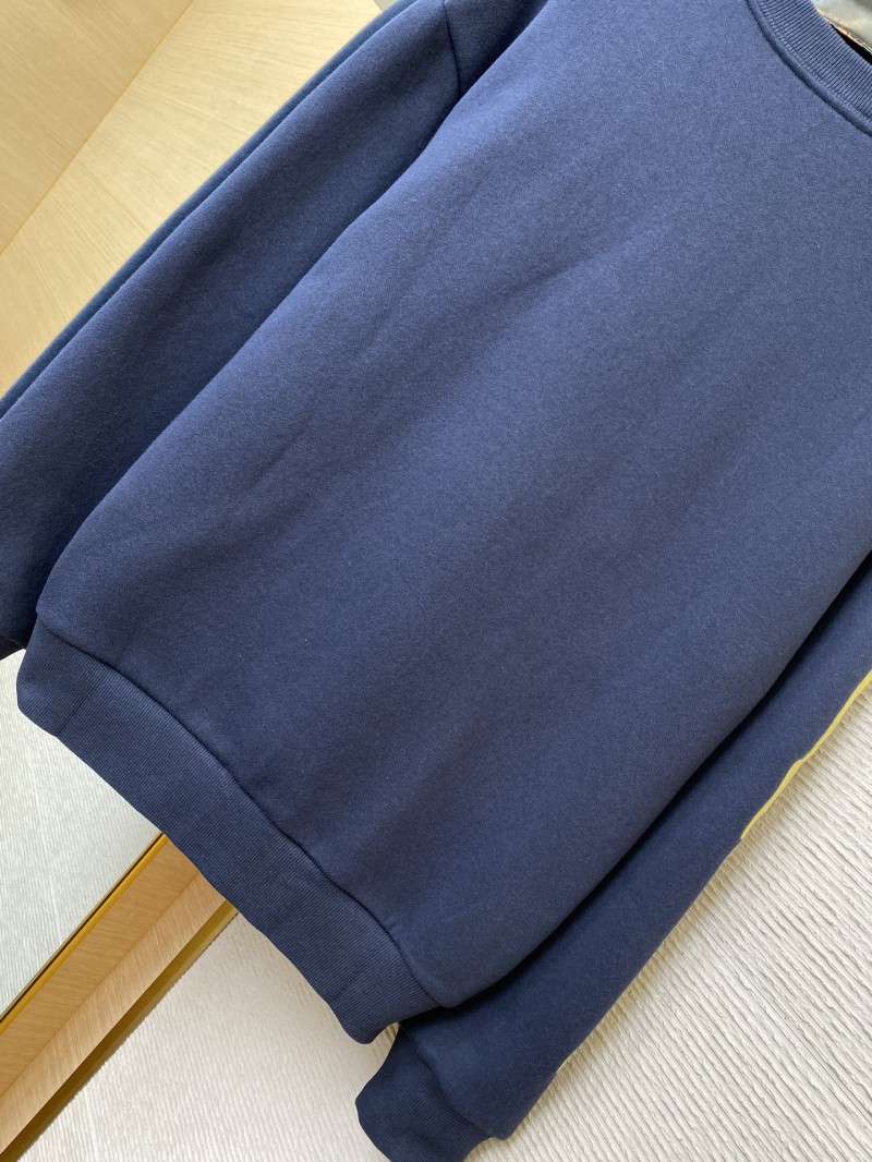 Dior ?? stone island co-branded embroidered crew neck sweatshirt 7