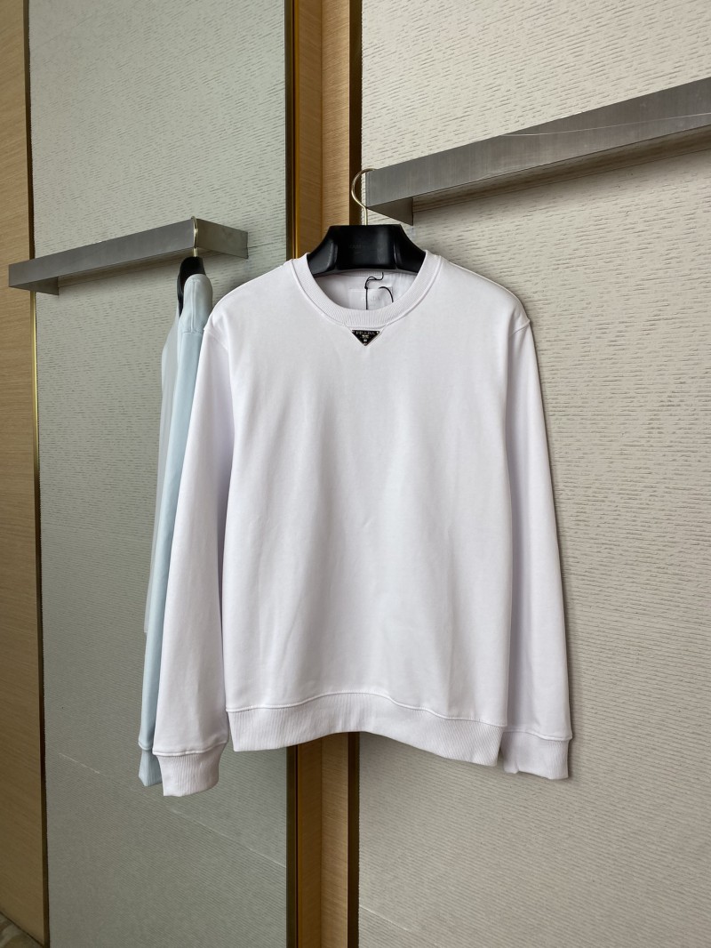 Prada Triangle Label Crew Neck Sweatshirt 4