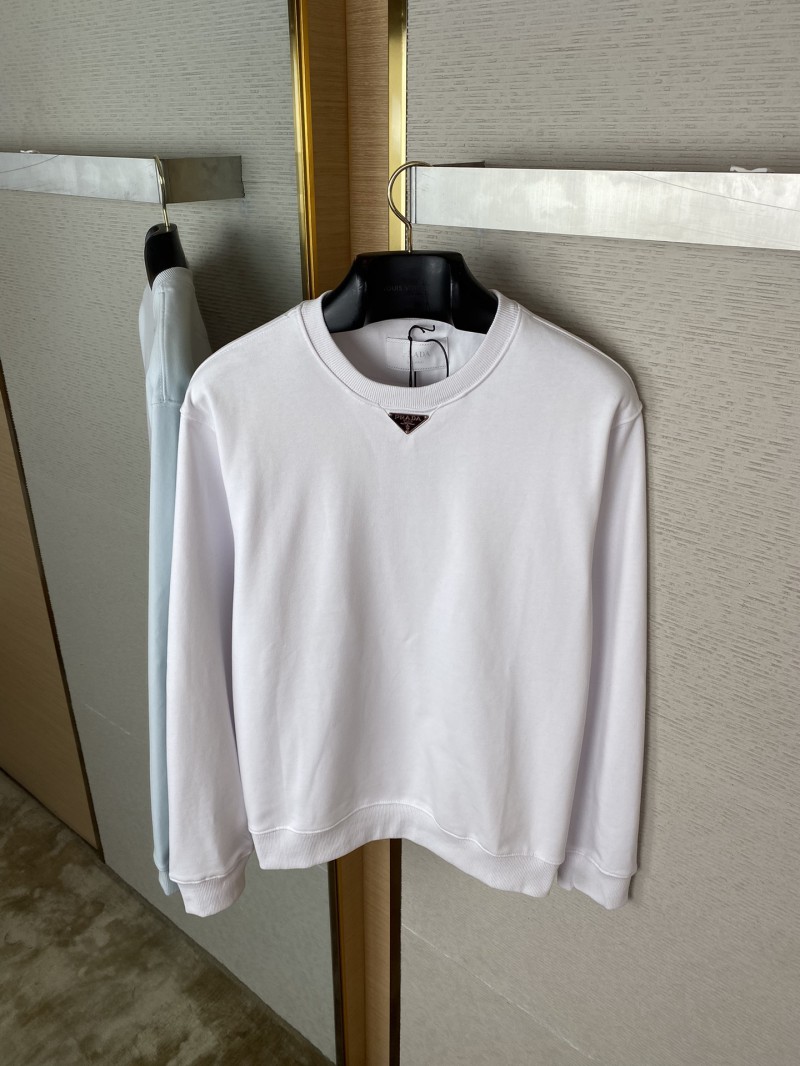Prada Triangle Label Crew Neck Sweatshirt 6