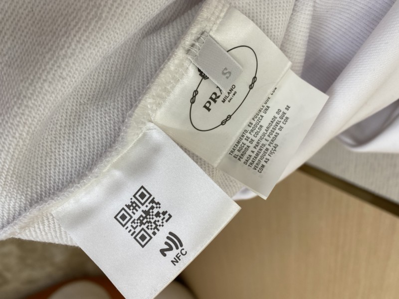 Prada Triangle Label Crew Neck Sweatshirt 8