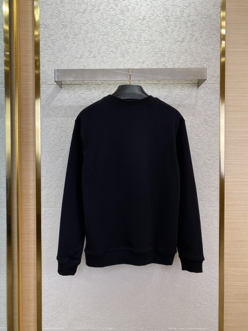 Prada Triangle Label Crew Neck Sweatshirt Black 6