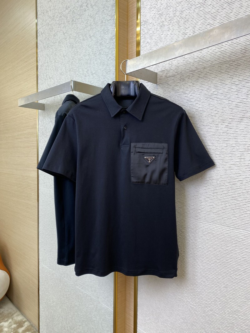 Prada Nylon Pocket Short Sleeve T-Shirt Black 4