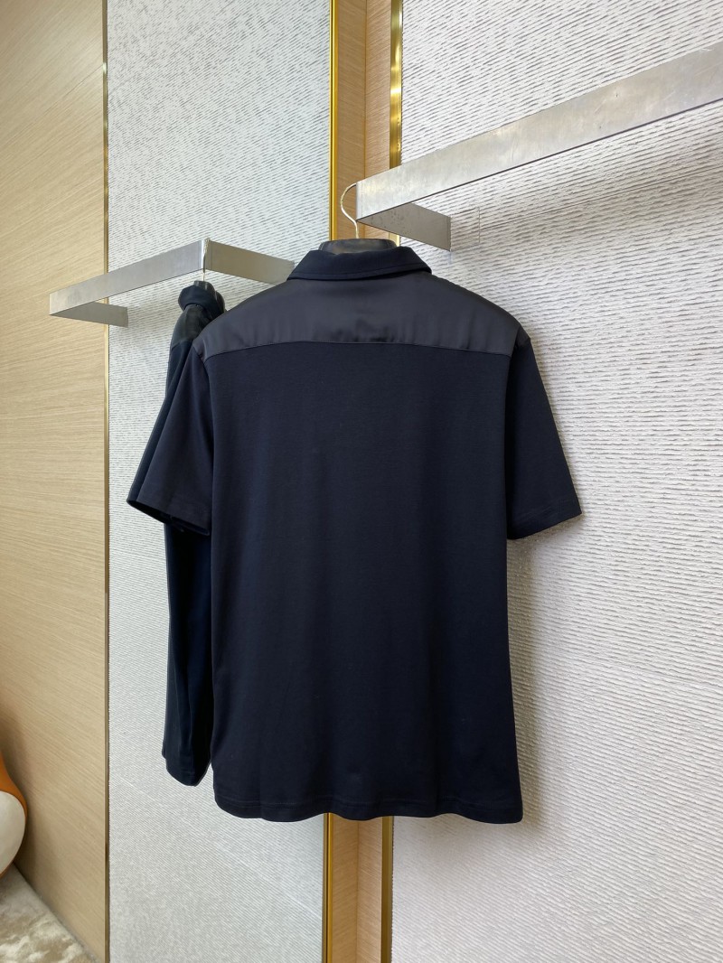 Prada Nylon Pocket Short Sleeve T-Shirt Black 6