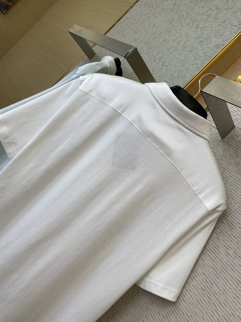 Prada Nylon Pocket Short Sleeve T-Shirt White 7