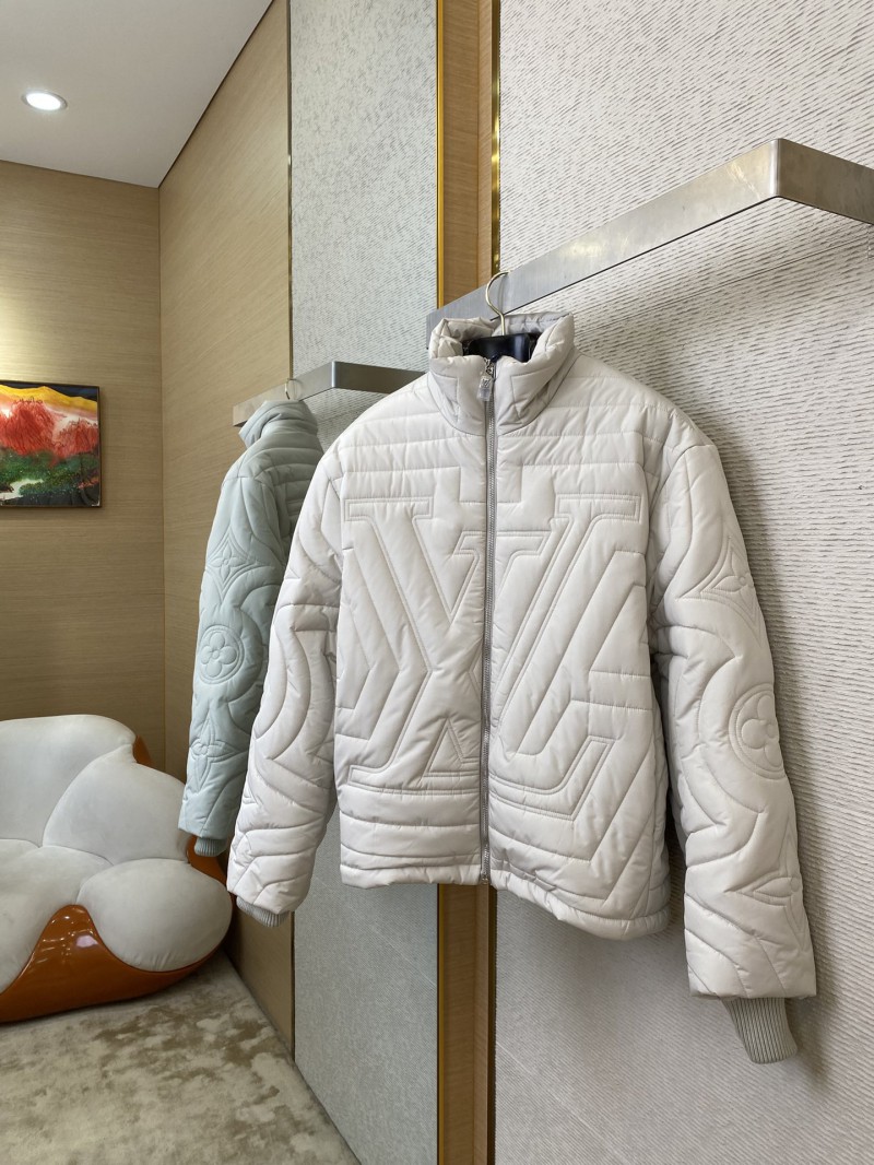 LV Quilted Logo Jacket Cotton Coat Jacket 2