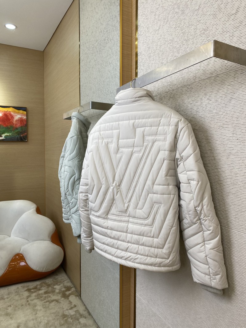 LV Quilted Logo Jacket Cotton Coat Jacket 3