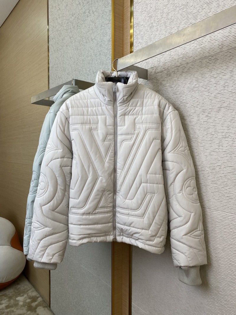 LV Quilted Logo Jacket Cotton Coat Jacket 4