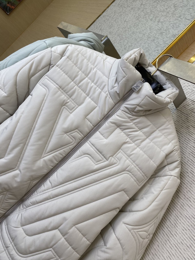 LV Quilted Logo Jacket Cotton Coat Jacket 5