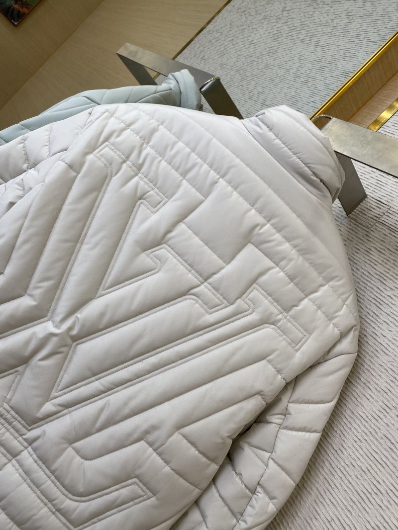 LV Quilted Logo Jacket Cotton Coat Jacket 7