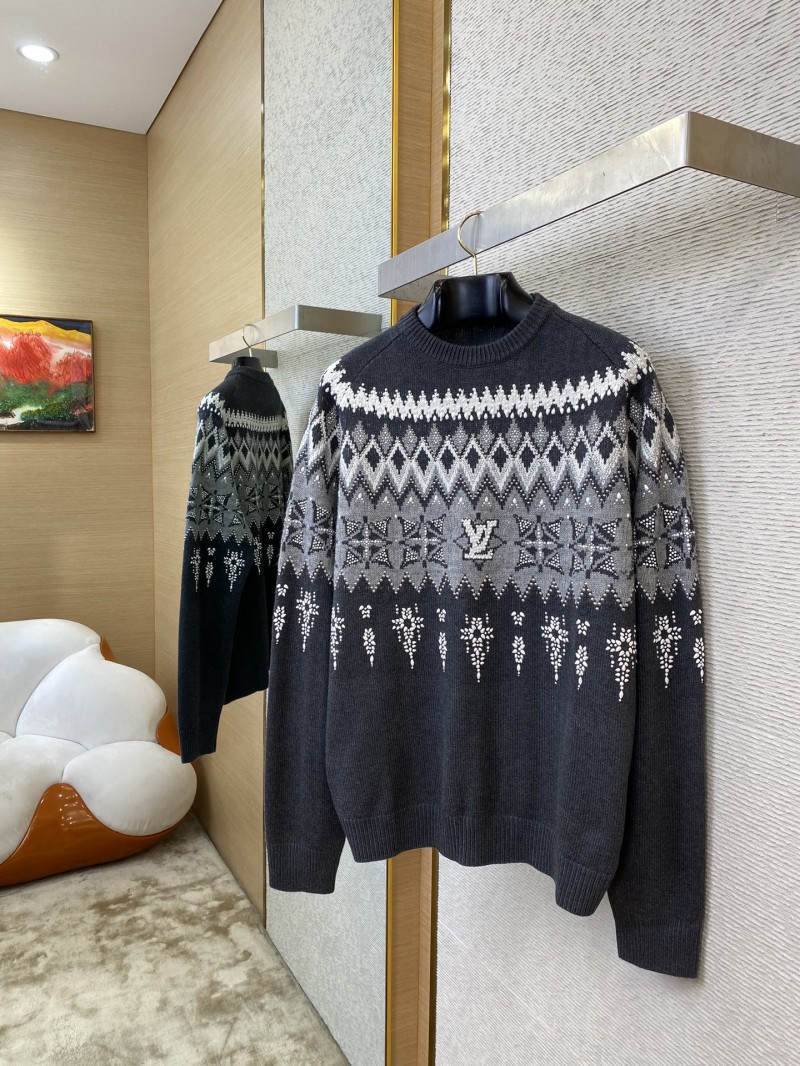 LV Hot beaded ski pullover jumper 2