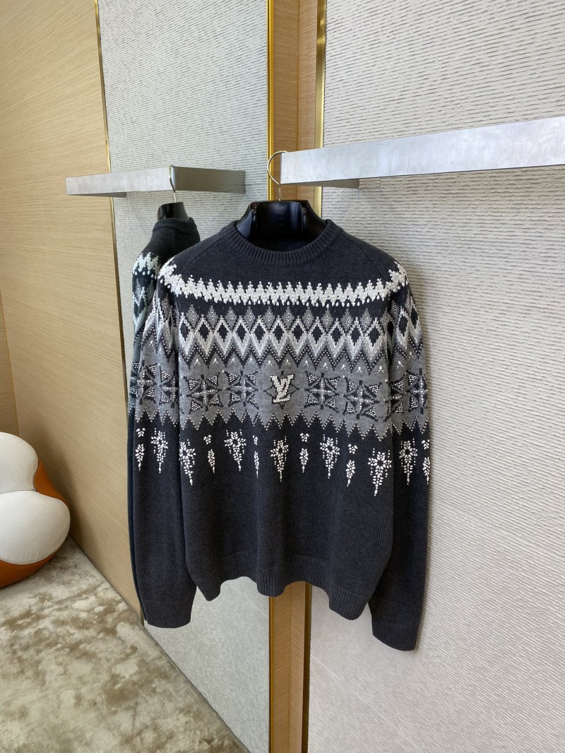 LV Hot beaded ski pullover jumper 6