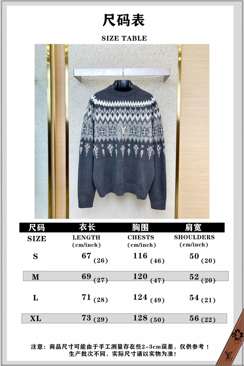LV Hot beaded ski pullover jumper 9