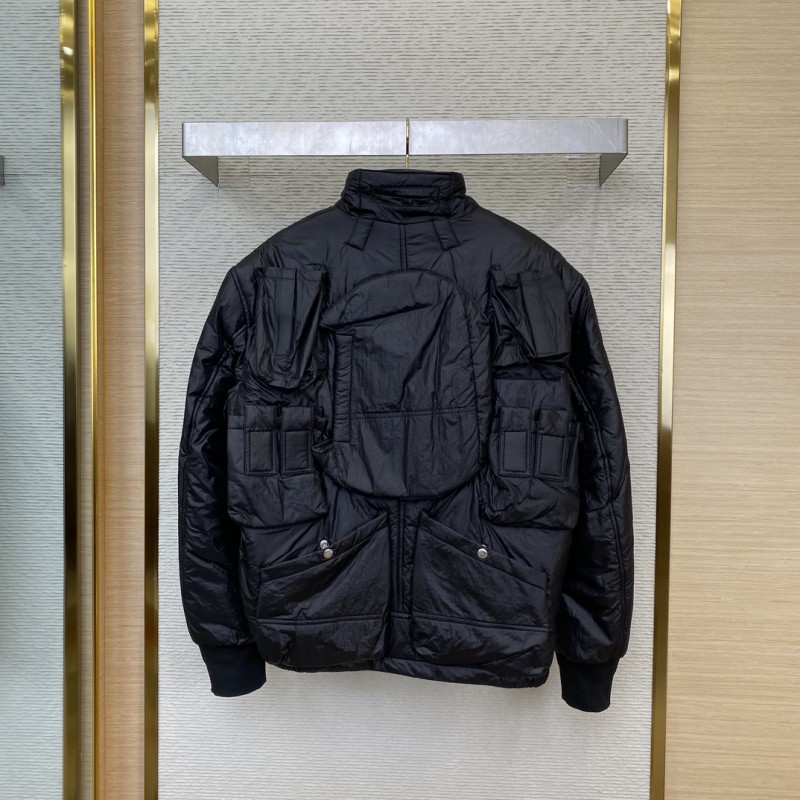 Dior Multi-Pocket Cotton Jacket Coat Black 1