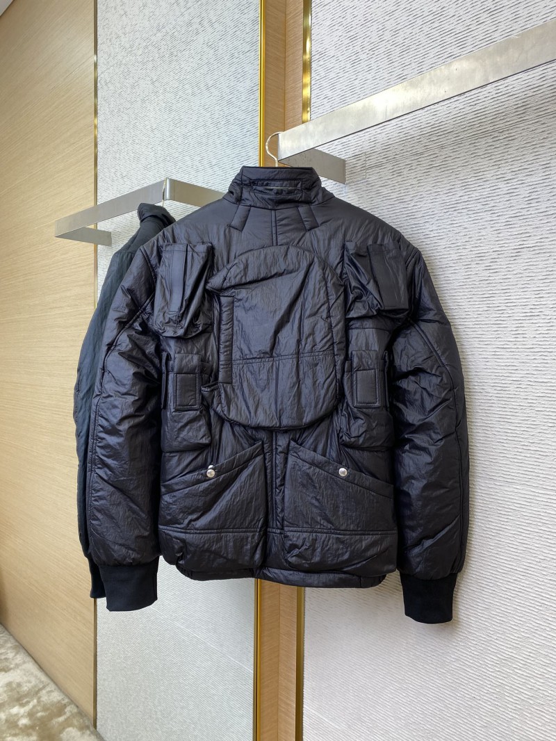 Dior Multi-Pocket Cotton Jacket Coat Black 5