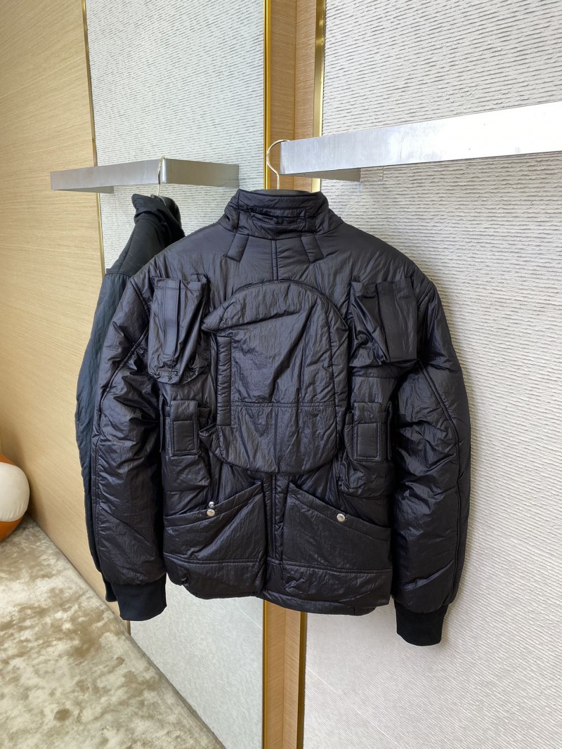 Dior Multi-Pocket Cotton Jacket Coat Black 7
