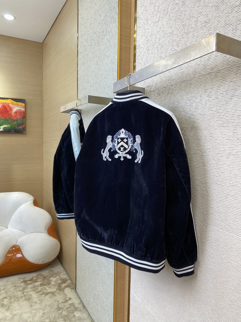 LV Velvet Baseball Jacket Coat 3