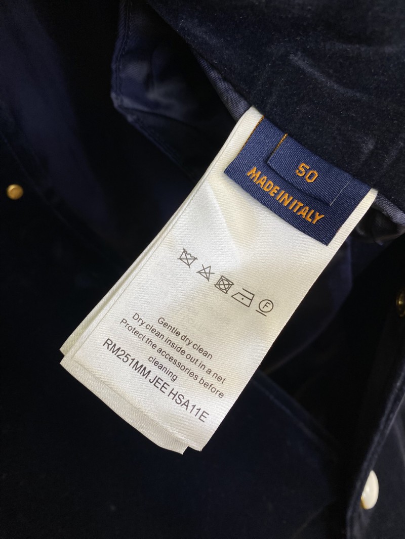 LV Velvet Baseball Jacket Coat 8