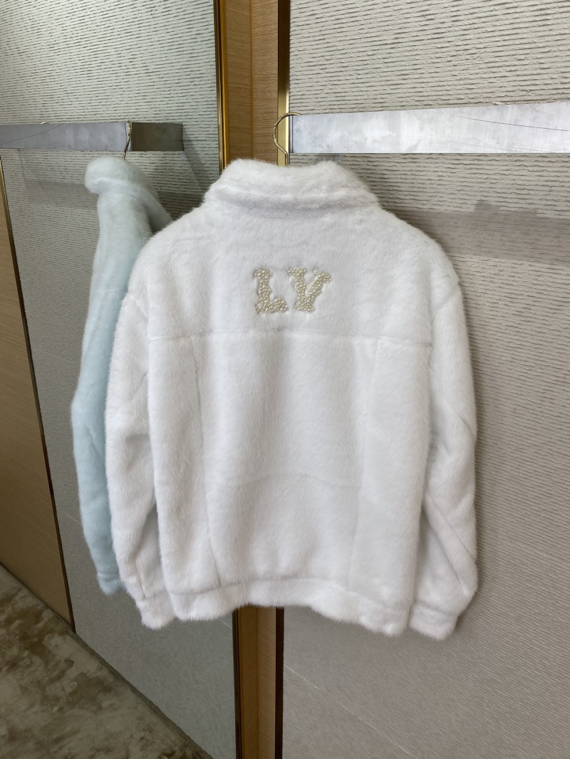LV turquoise mink coat 7