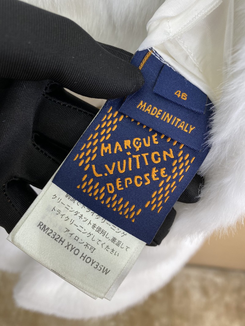 LV turquoise mink coat 8