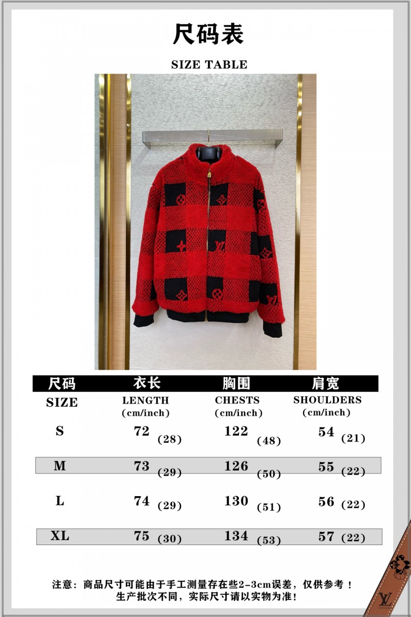 LV Checked Lambswool Jacket Coat 9