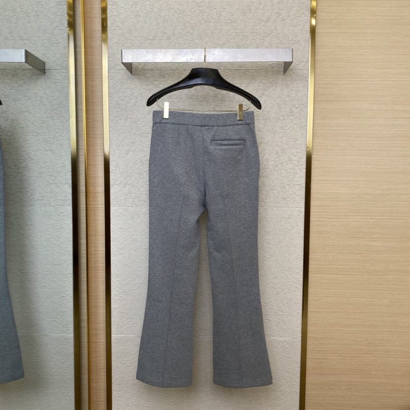 LV Logo Embroidered Air Layer Trousers 1