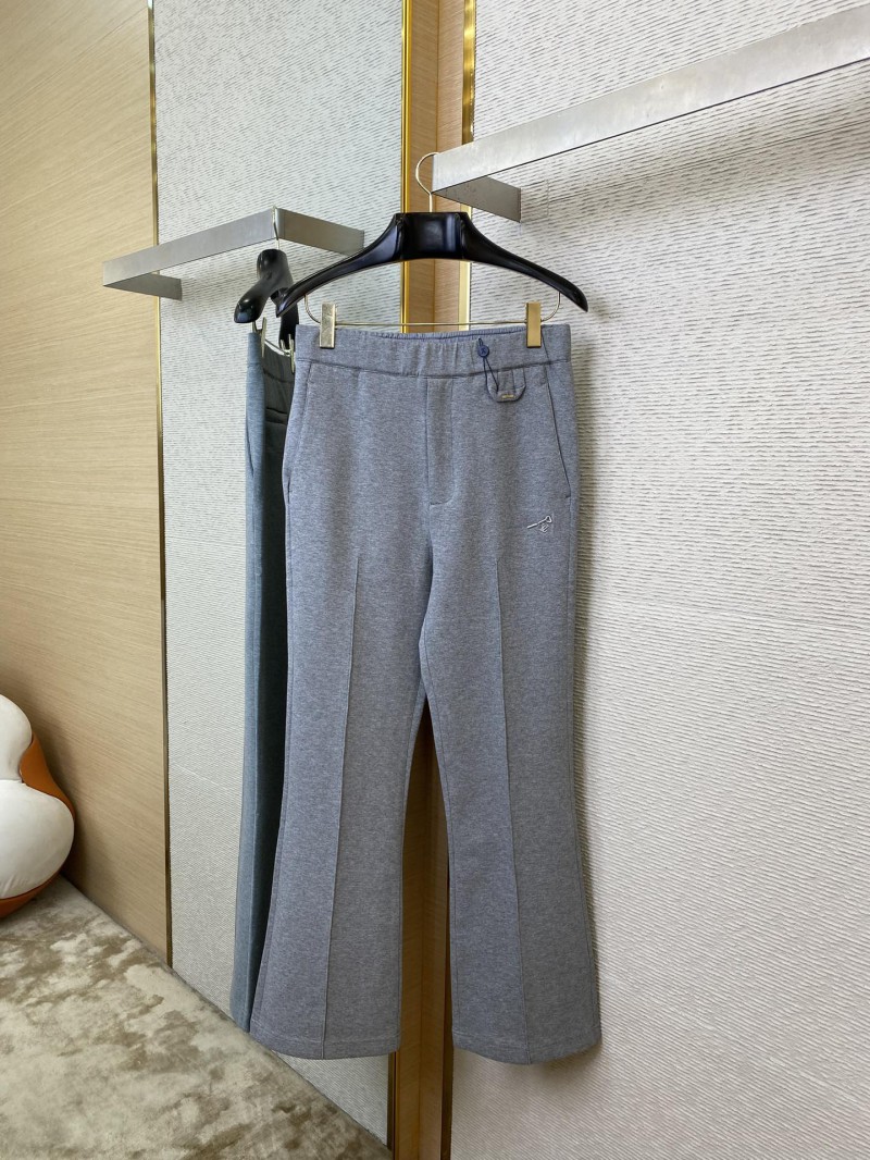 LV Logo Embroidered Air Layer Trousers 4