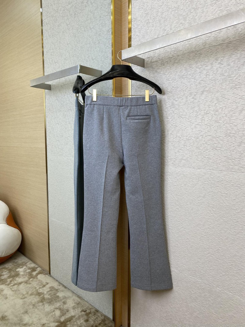 LV Logo Embroidered Air Layer Trousers 6