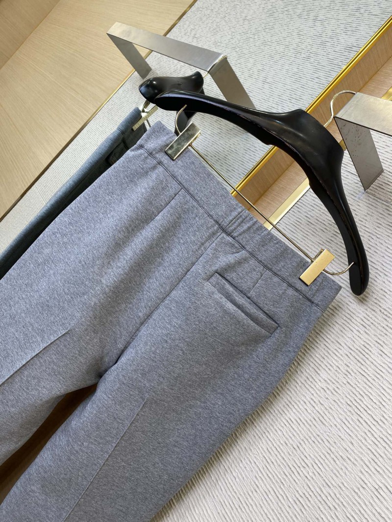 LV Logo Embroidered Air Layer Trousers 7
