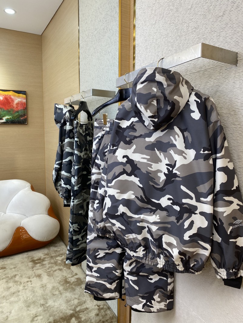 Balenciaga camouflage windproof ski jacket coat 3
