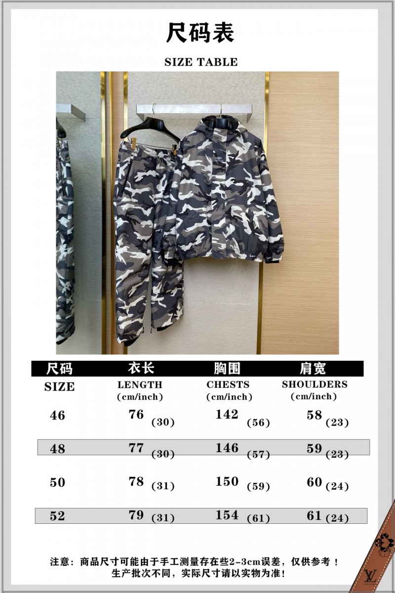 Balenciaga camouflage windproof ski jacket coat 9