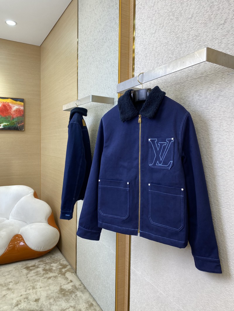 LV Workwear Pocket Canvas Jacket Coat 2
