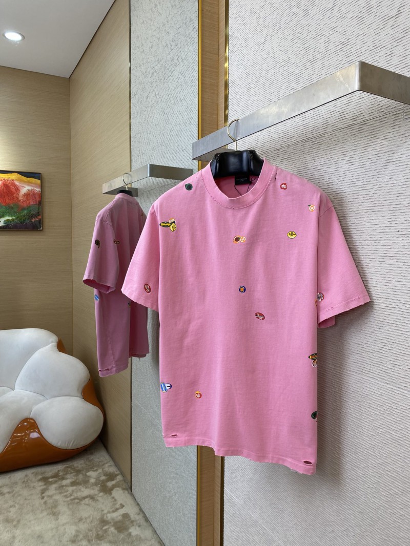 Balenciaga Cartoon Print Short Sleeve T-Shirt 2