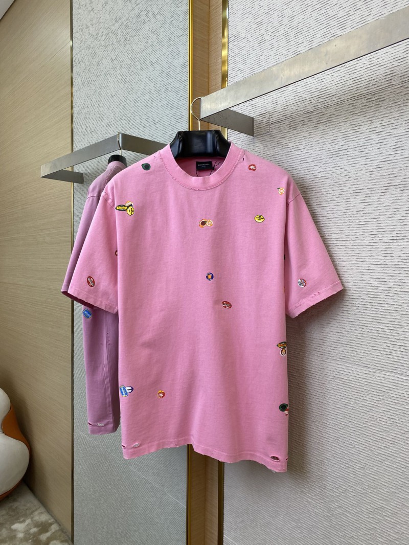 Balenciaga Cartoon Print Short Sleeve T-Shirt 4