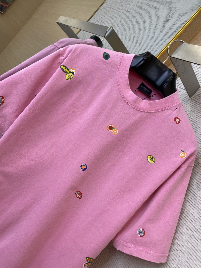 Balenciaga Cartoon Print Short Sleeve T-Shirt 5