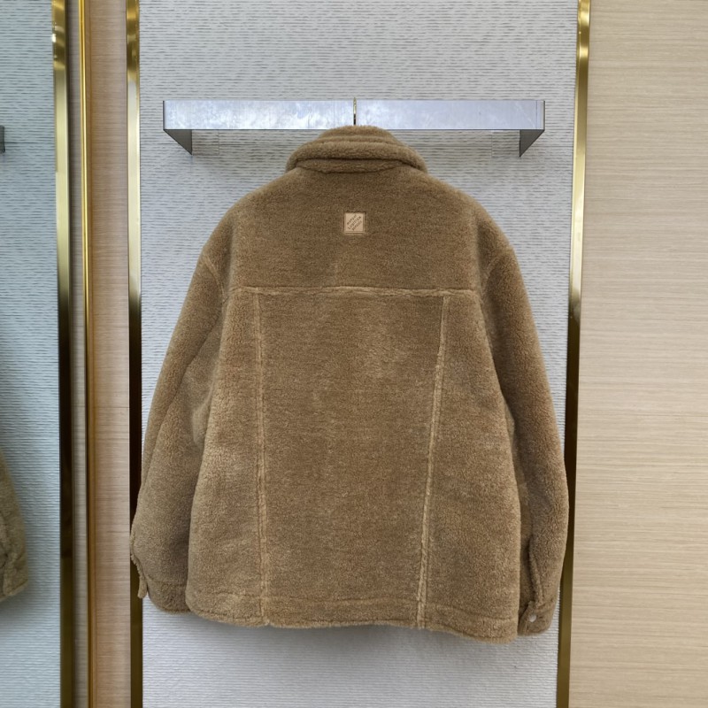 LV Sheep Shearling Fur Jacket Coat 1