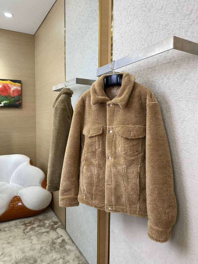 LV Sheep Shearling Fur Jacket Coat 2