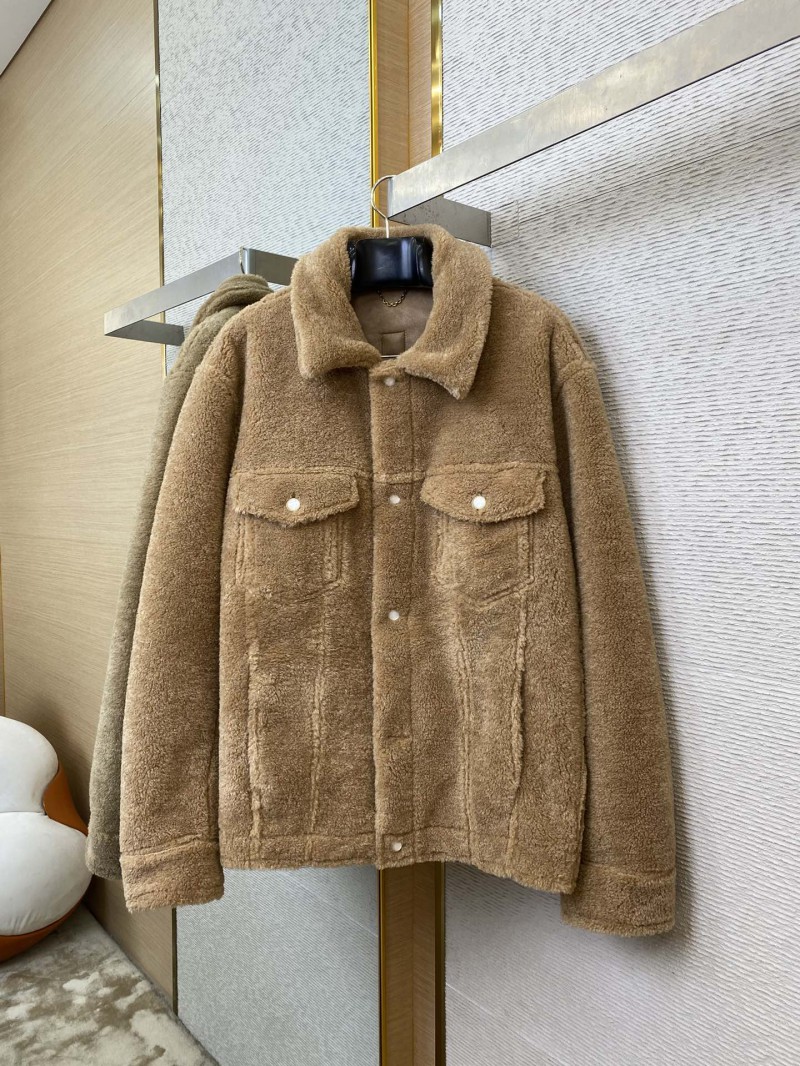 LV Sheep Shearling Fur Jacket Coat 4