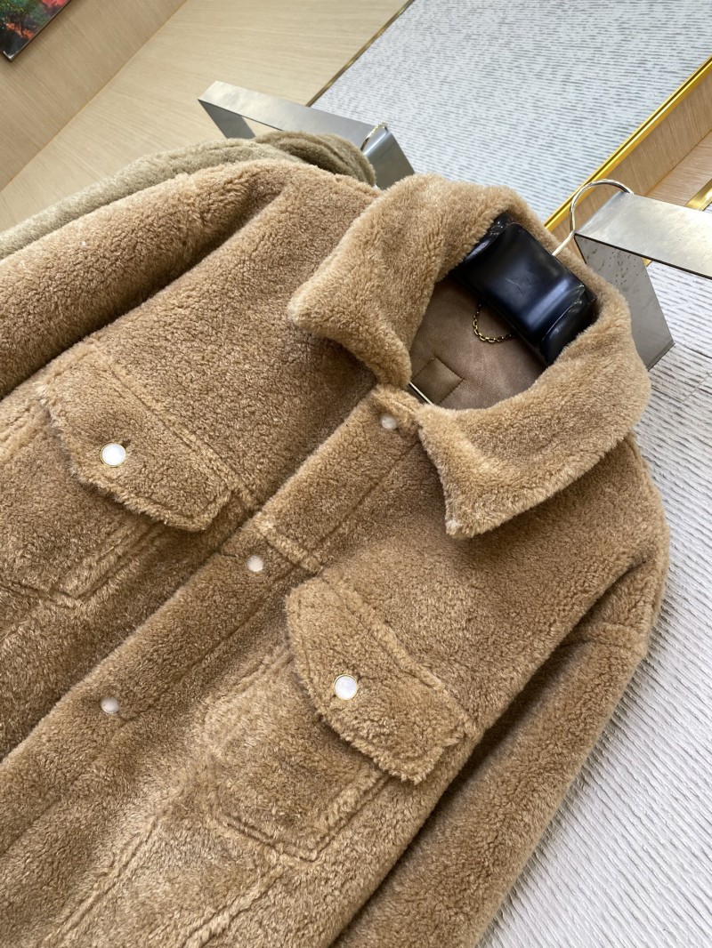 LV Sheep Shearling Fur Jacket Coat 5