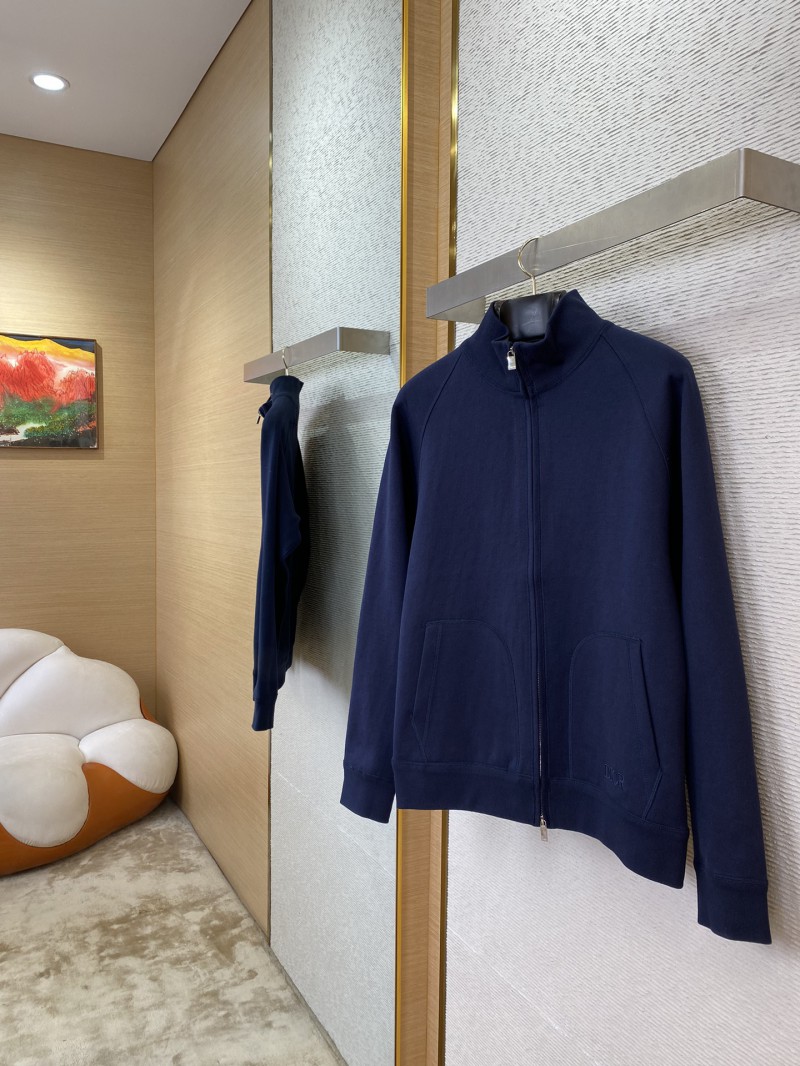 Dior Cashmere Jacket Coat Navy 2