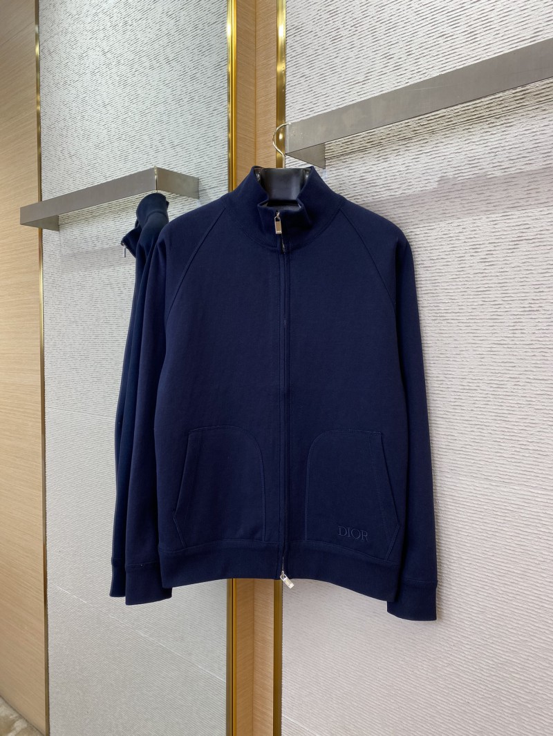 Dior Cashmere Jacket Coat Navy 4