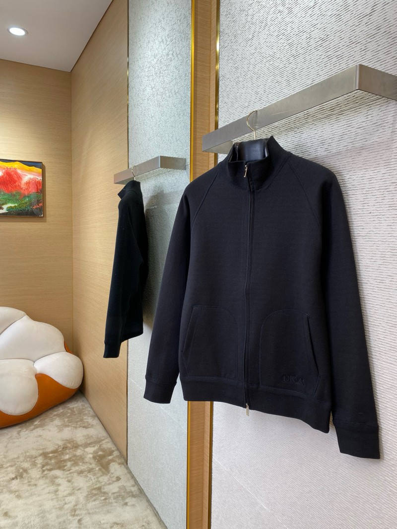 Dior Cashmere Jacket Coat Black 2