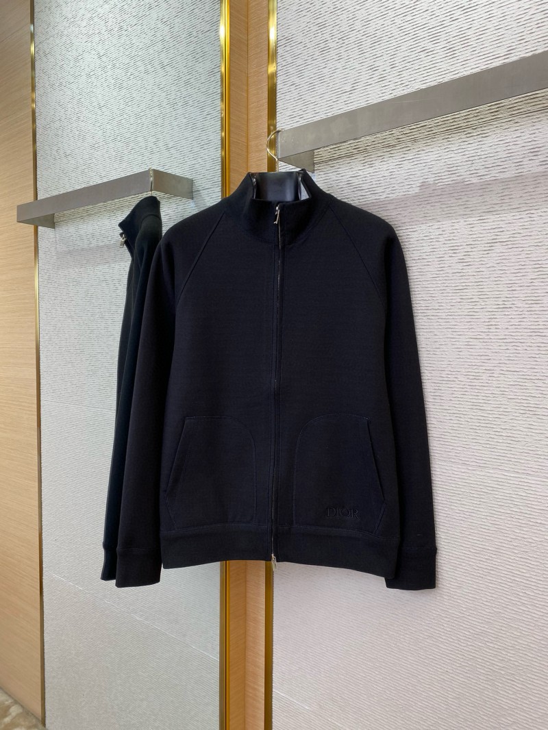 Dior Cashmere Jacket Coat Black 4