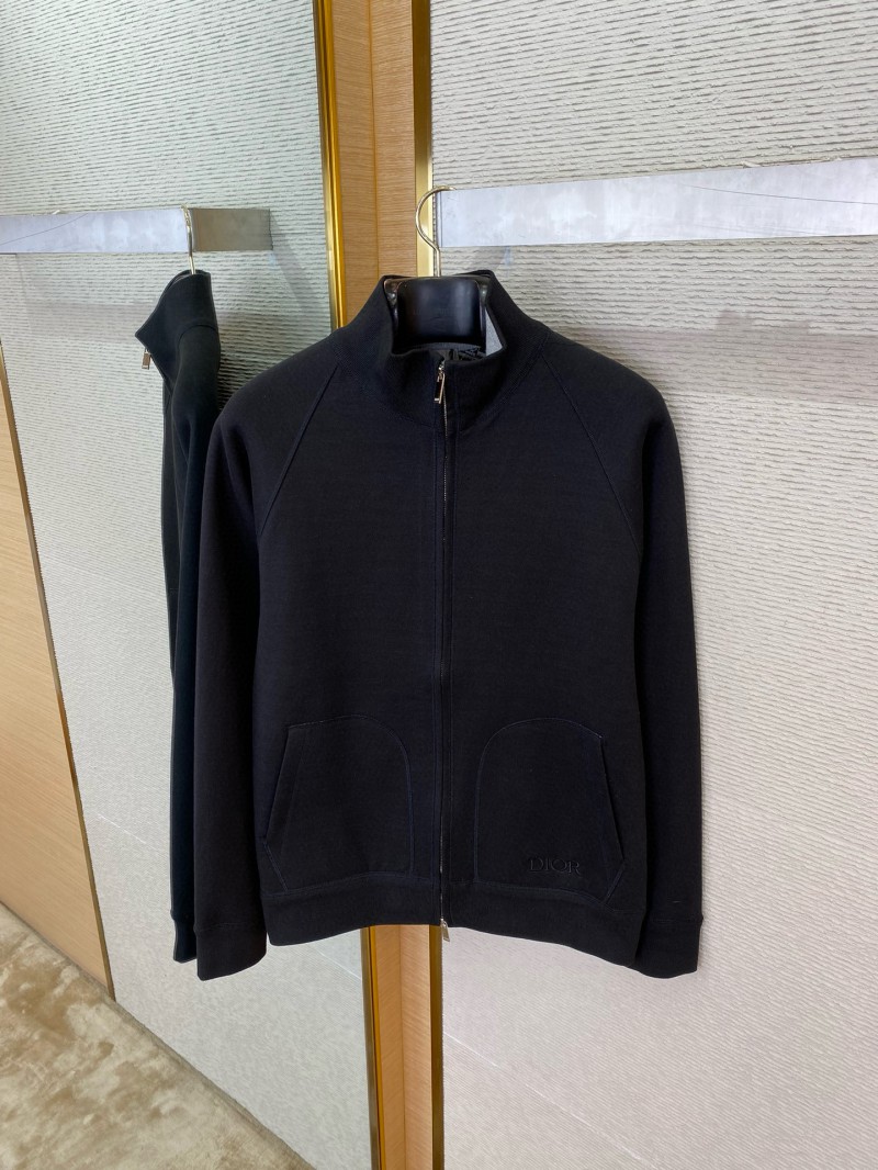 Dior Cashmere Jacket Coat Black 6