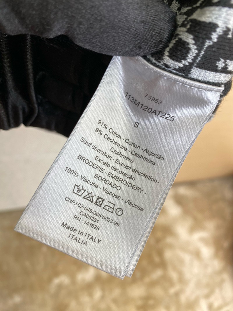 Dior Cashmere Jacket Coat Black 8
