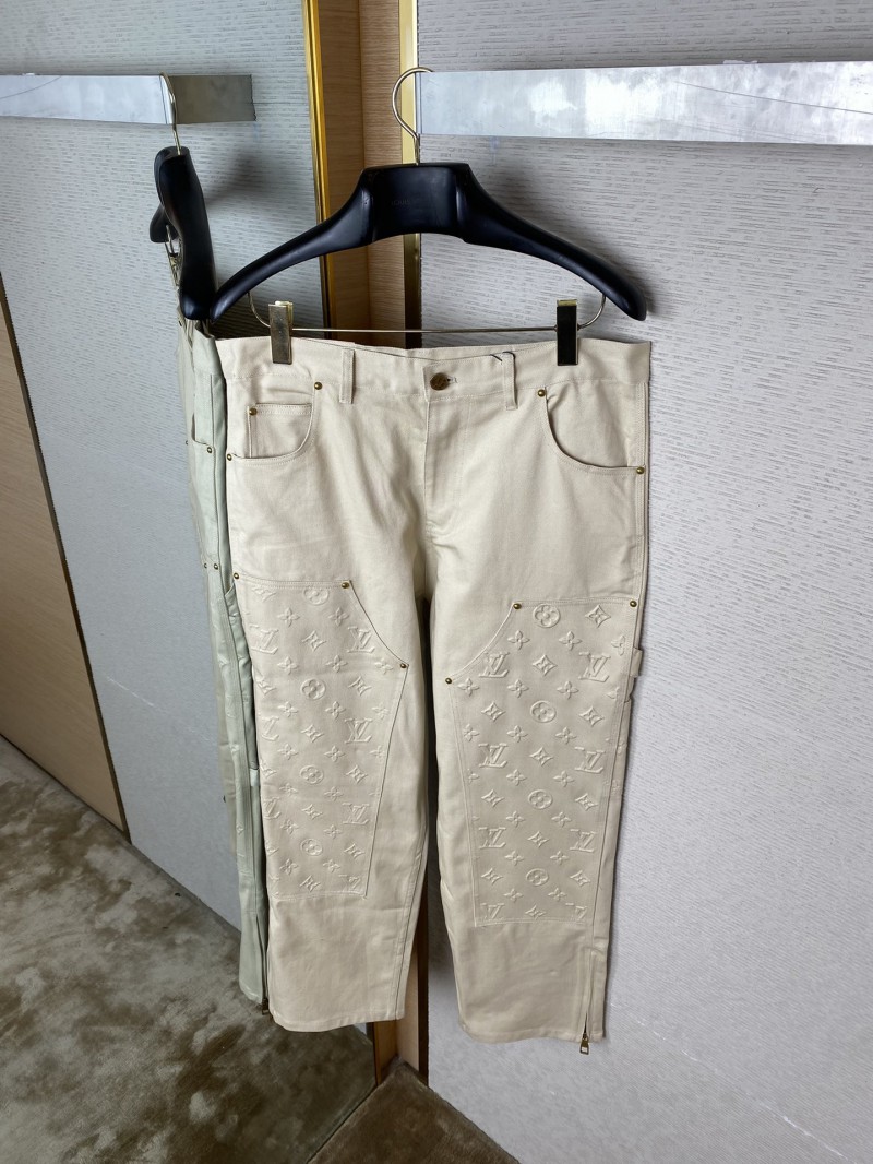 LV Embossed Work Trousers 6