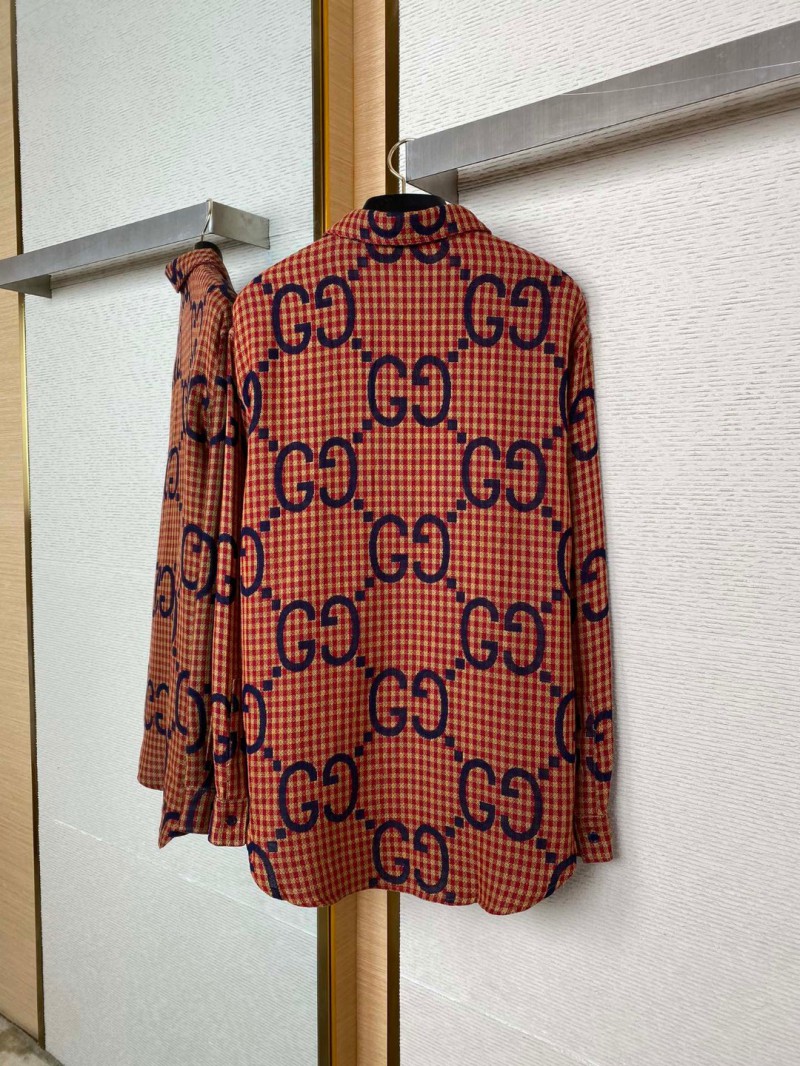 Gucci Printed Shirt Red 5
