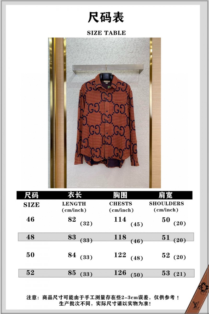 Gucci Printed Shirt Red 9